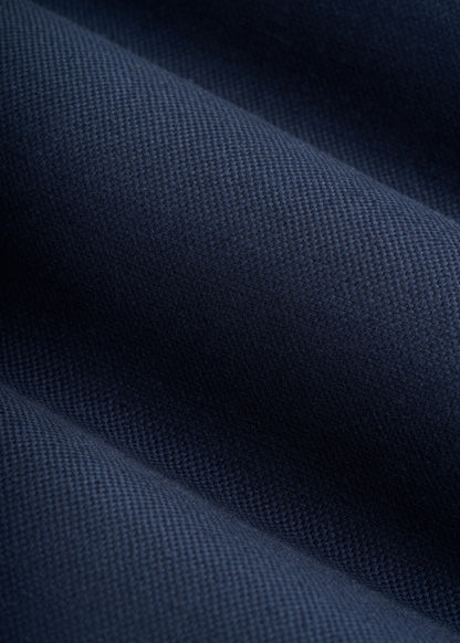 Stretch Cotton Linen Blend Pull-On Pants for Tall Men in Navy Blue