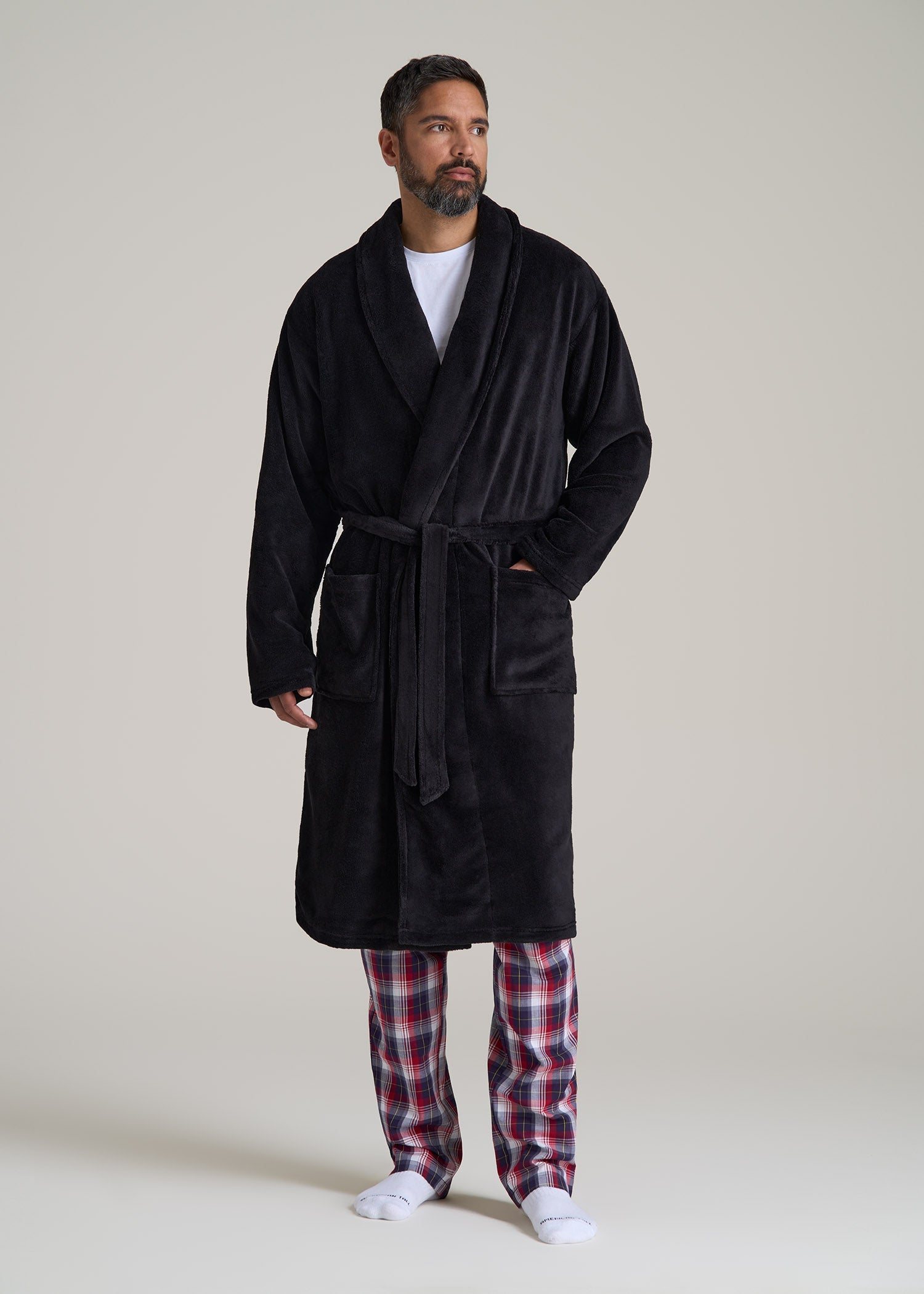 Robe for Tall Men in Black