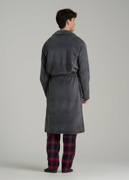 Robe for Tall Men in Charcoal