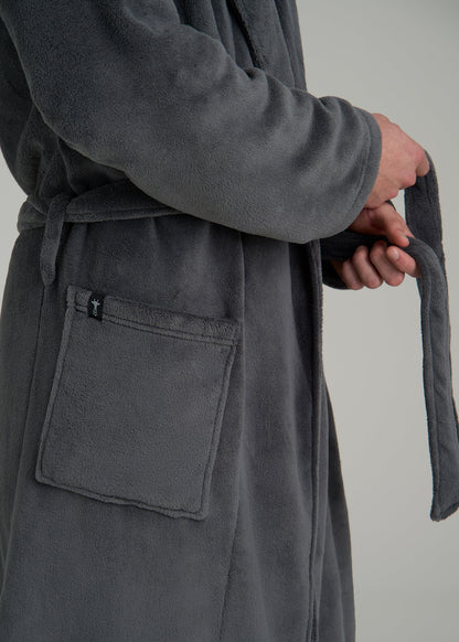 Robe for Tall Men in Charcoal