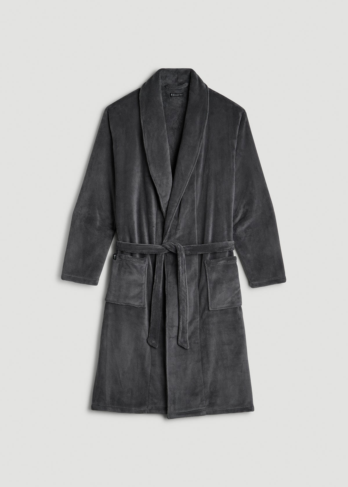 Tall Men's Robe: Charcoal Robes for Tall Guys | American Tall