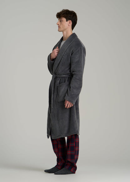 Robe for Tall Men in Charcoal