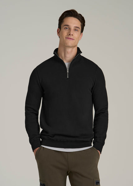 トップス AMERICANA A-Line Sweat Striped Quarter Zip Sweater in Mariner Stripe – Draper James