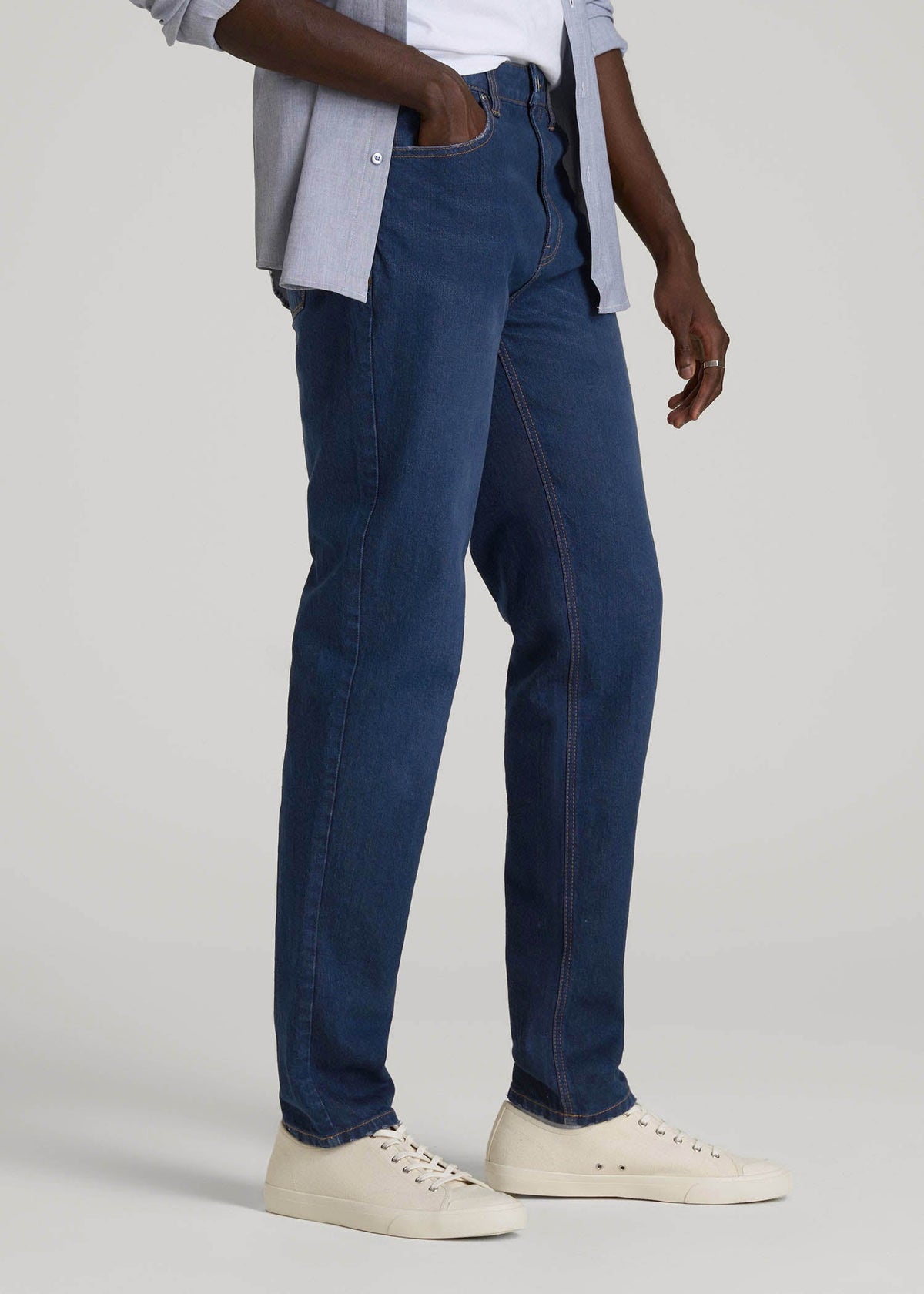 Milo Relaxed Tapered Fit Jeans for Tall Men | American Tall