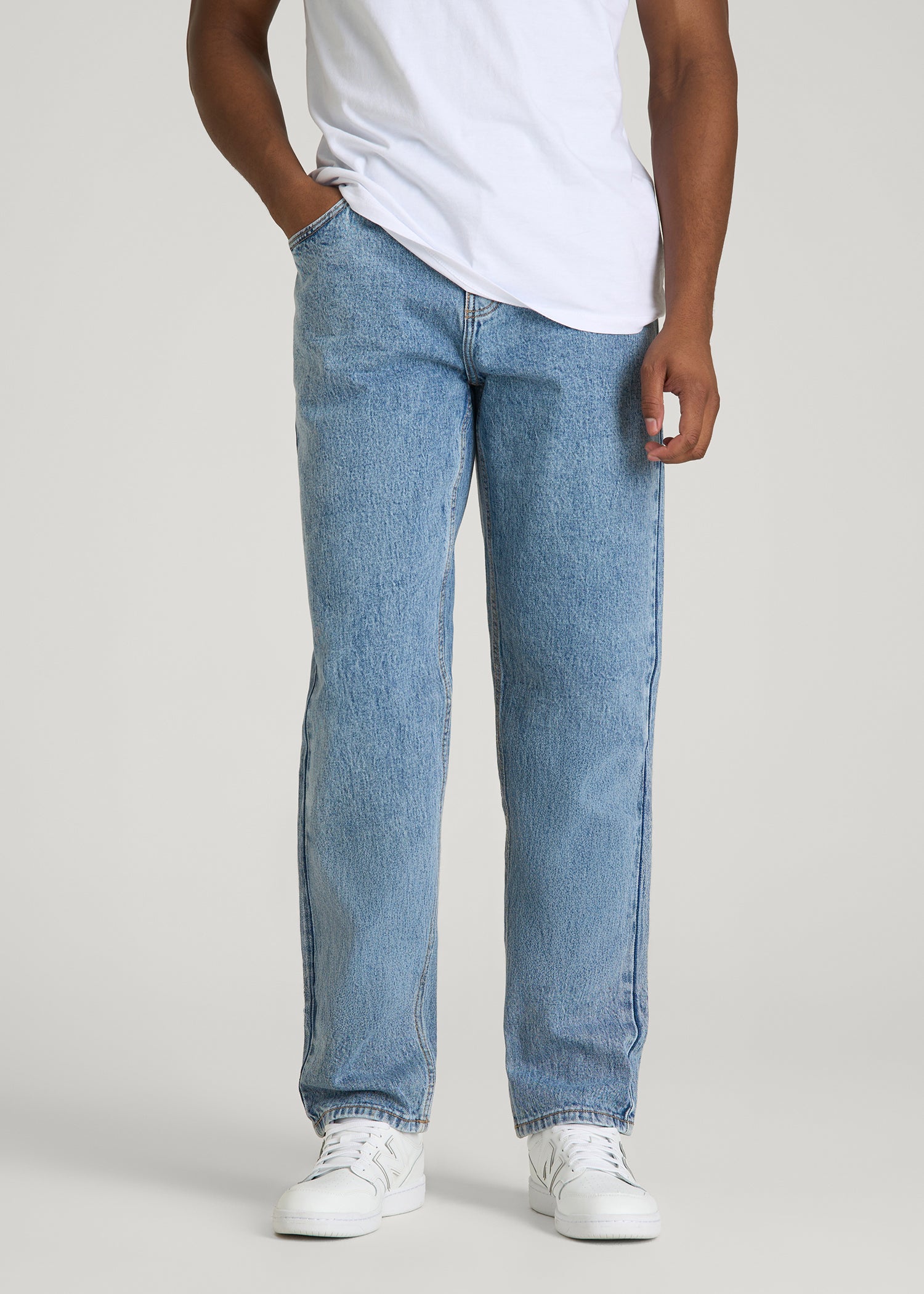 Milo Relaxed Tapered Fit Jeans for Tall Men | American Tall