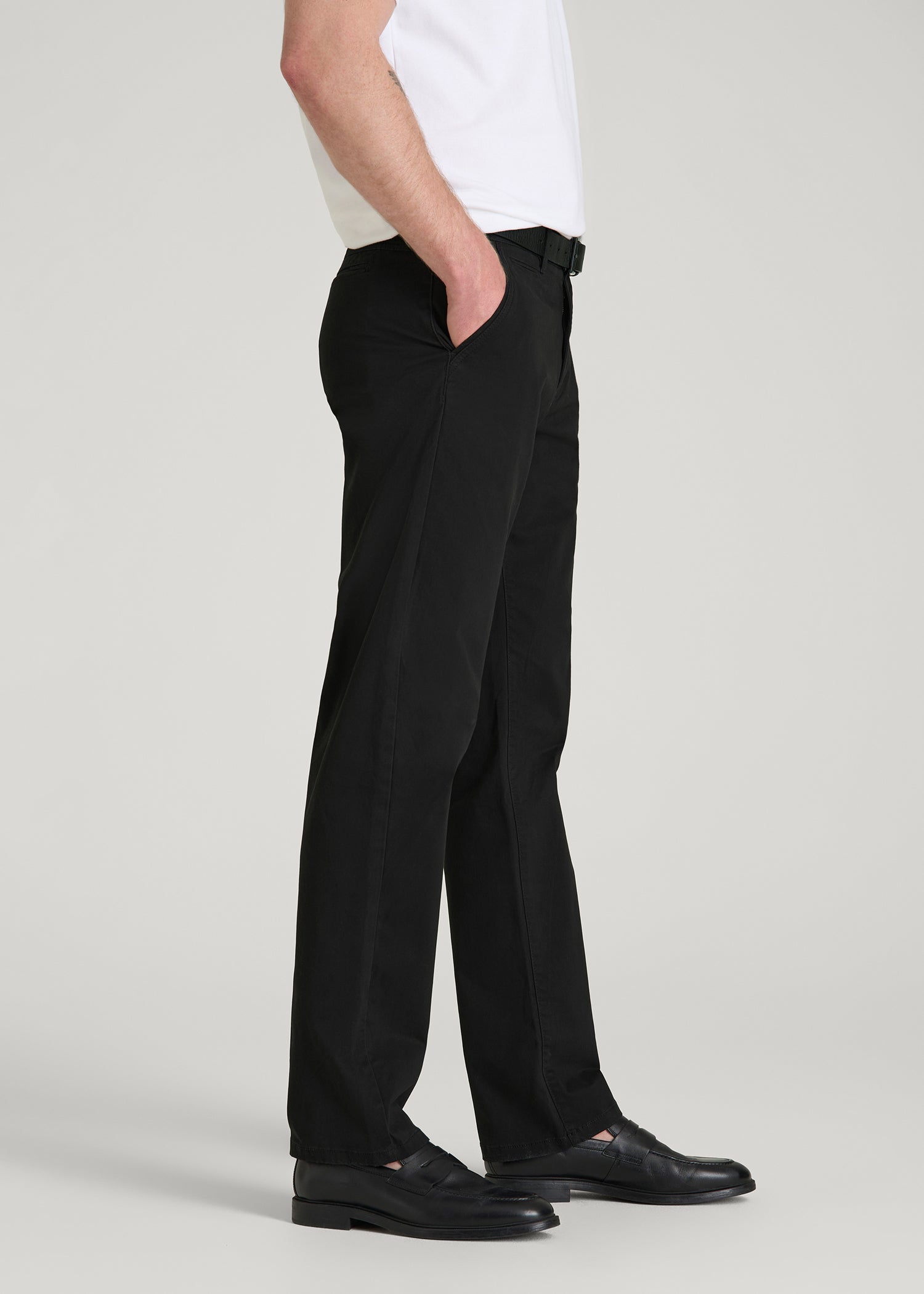 Mason RELAXED Chinos for Tall Men in Black