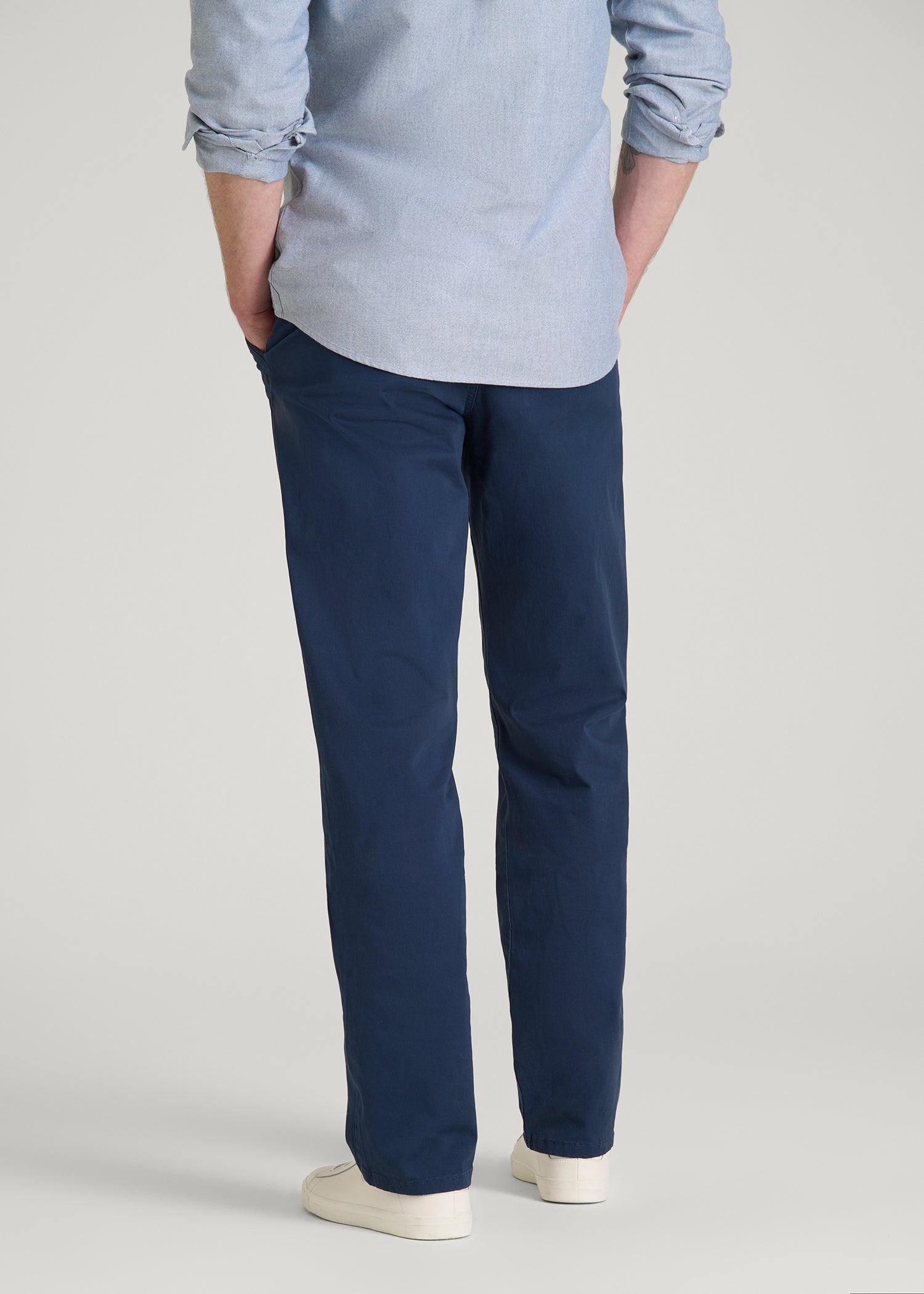 Mason RELAXED Chinos for Tall Men in Marine Navy