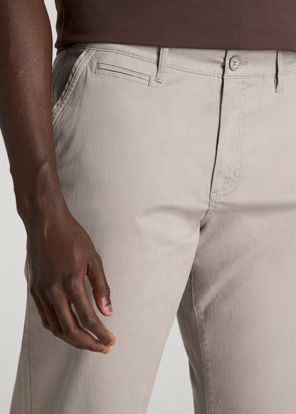 Mason Relaxed Fit Chinos for Tall Men in Moon Rock