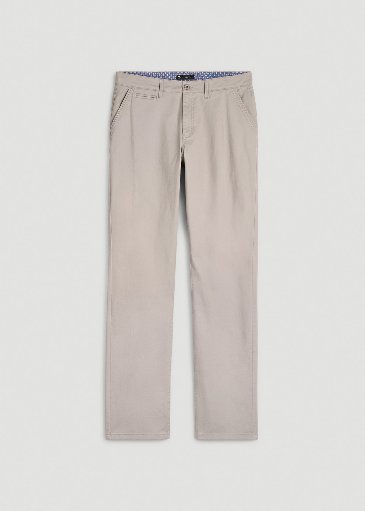 Mason Relaxed Fit Chinos for Tall Men in Moon Rock