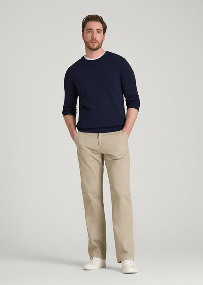 Mason RELAXED Chinos for Tall Men in Desert Khaki