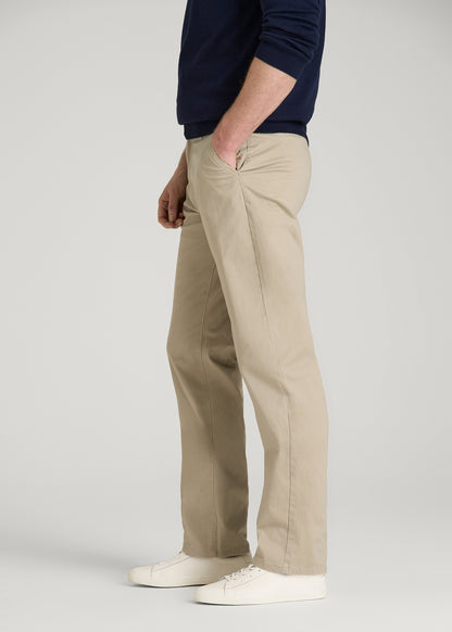 Mason RELAXED Chinos for Tall Men in Desert Khaki