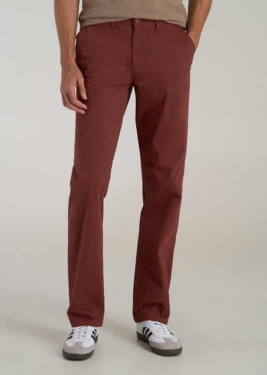 Mason RELAXED Chinos in Intense Rust - Pants for Tall Men