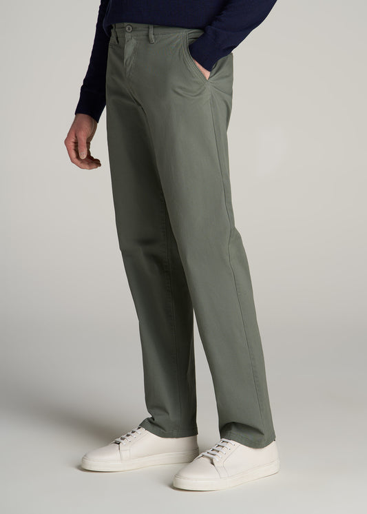 Mason RELAXED Chinos in Wreath Green - Pants for Tall Men