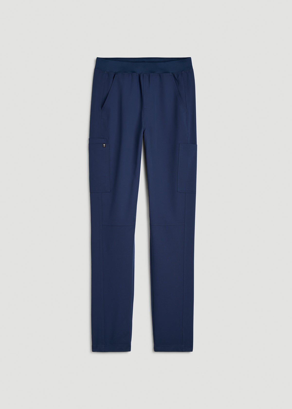 Cargo Scrub Pants for Tall Men in Navy Blue
