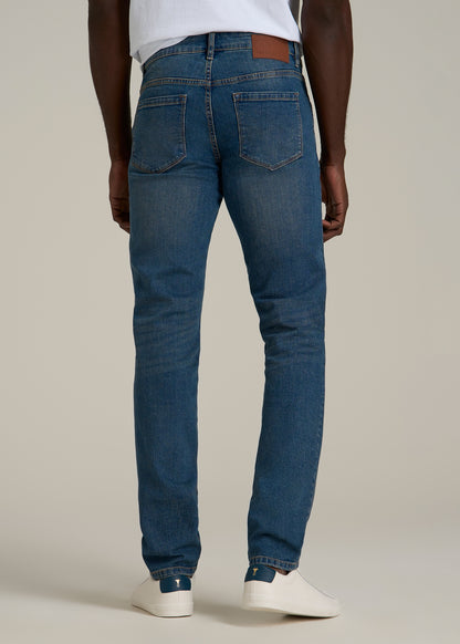 Carman TAPERED Jeans for Tall Men in Worn Blue