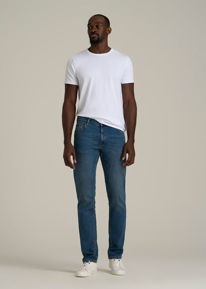Carman TAPERED Jeans for Tall Men in Worn Blue