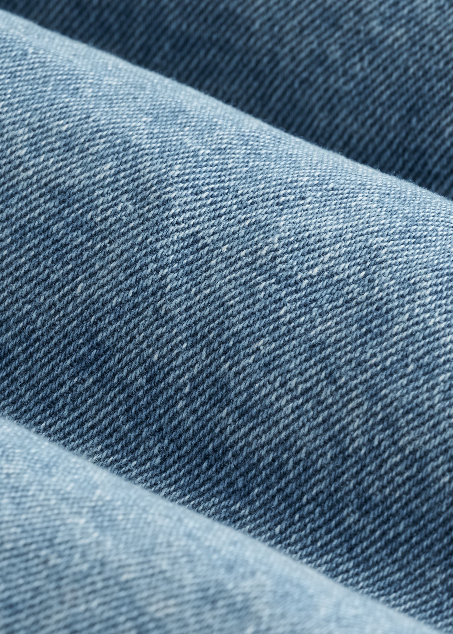 Denim Sherpa Jacket for Tall Men in Stonewash Blue