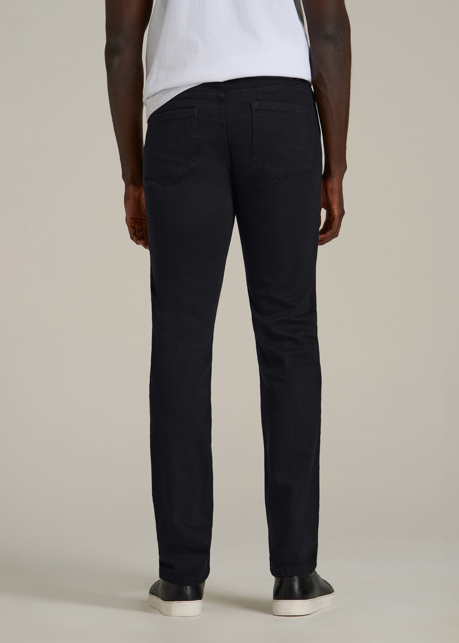 Dylan Slim Fit Jeans for Tall Men in Black