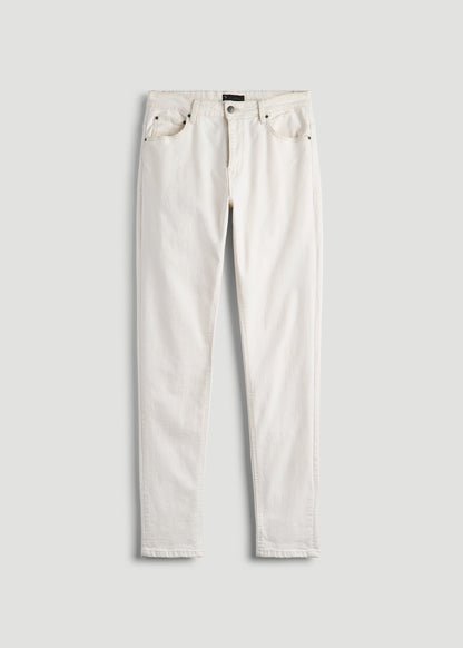 Milo RELAXED TAPERED FIT Jeans for Tall Men in Ecru Buff