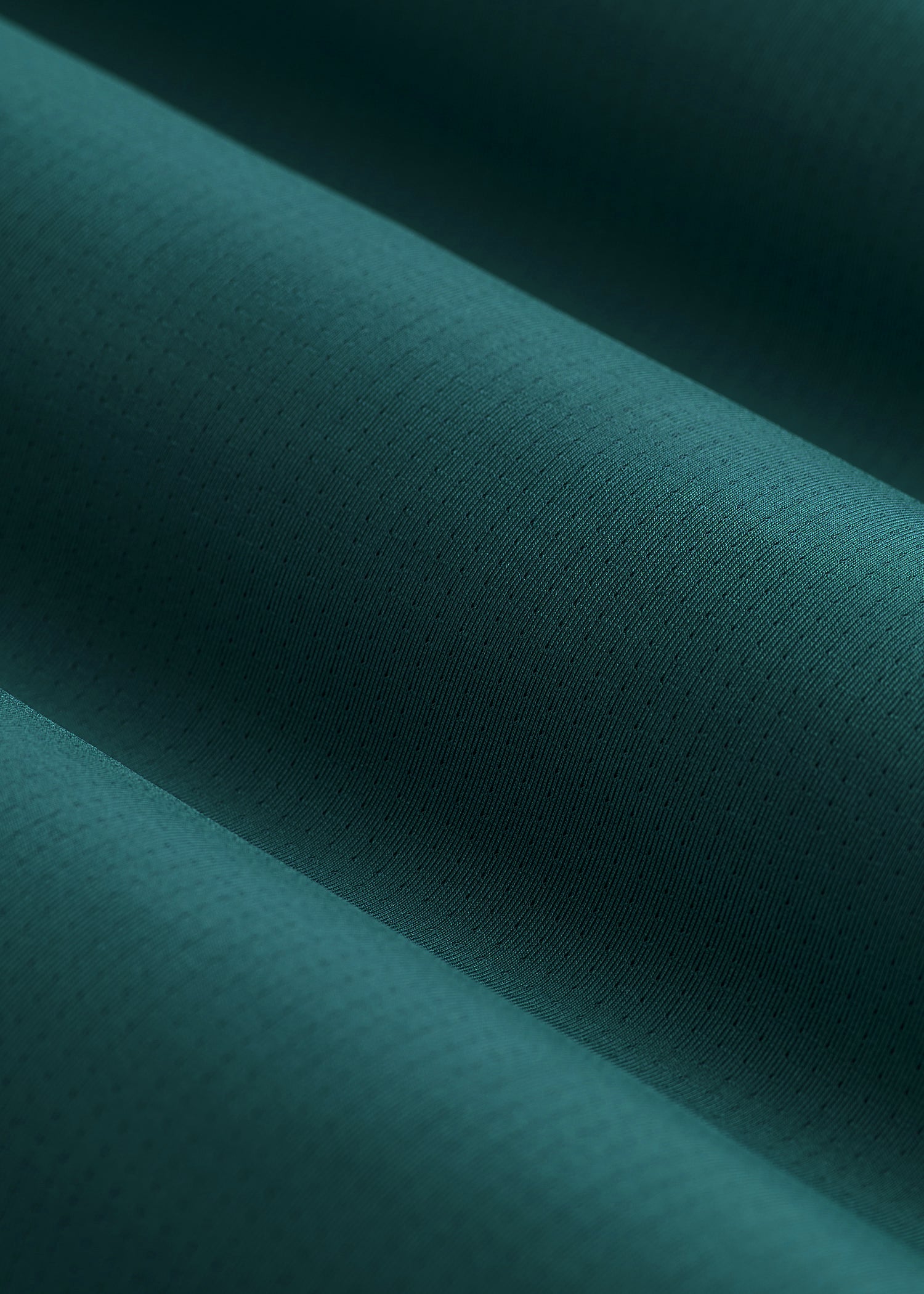 Perforated Training Singlet for Tall Men in Deep Teal