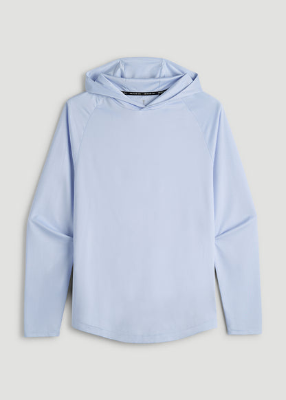 A.T. Performance Training Hoodie for Tall Men in Airy Blue