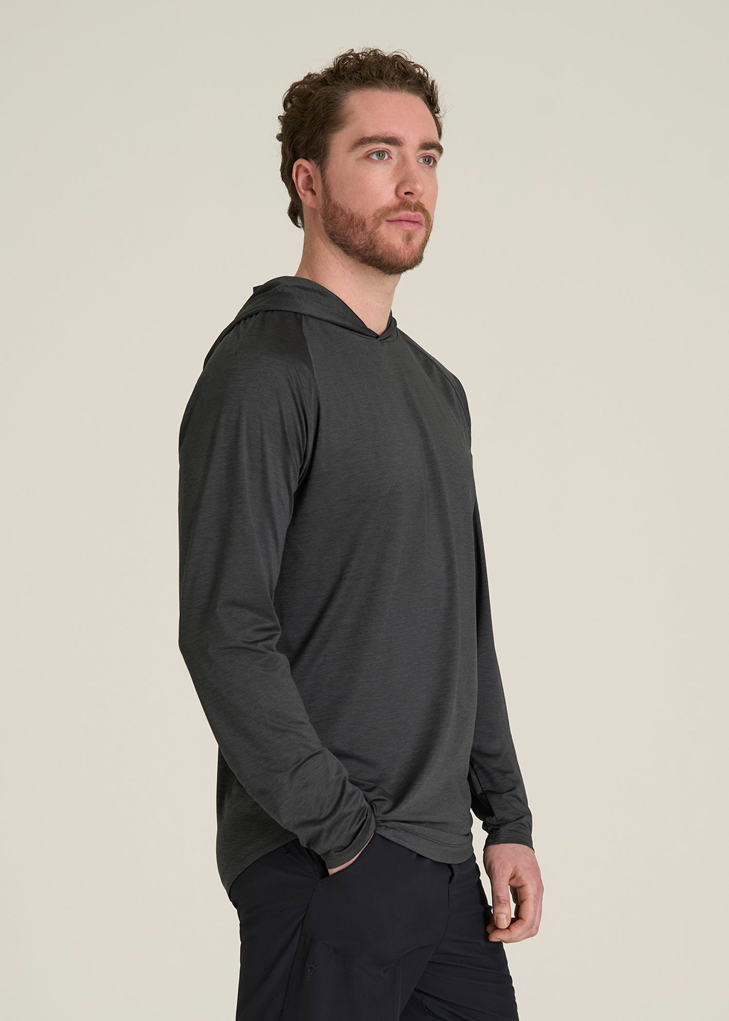A.T. Performance Training Hoodie for Tall Men in Graffiti Space Dye