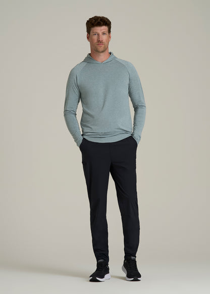 A.T. Performance Training Hoodie for Tall Men in Trooper Space Dye