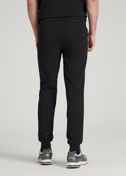 Scrub Joggers for Tall Men in Black