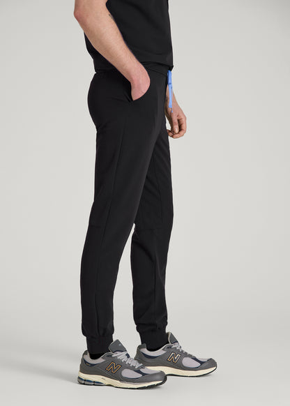 Scrub Joggers for Tall Men in Black