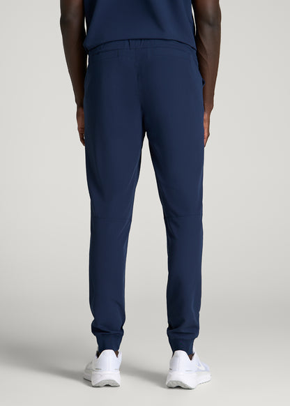 Scrub Joggers for Tall Men in Navy Blue