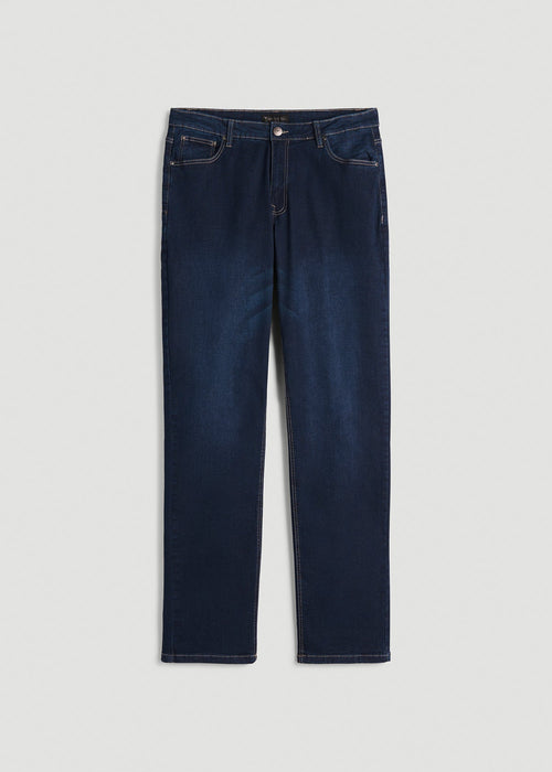 Mason Relaxed Fit Jeans for Tall Men in Blue Steel