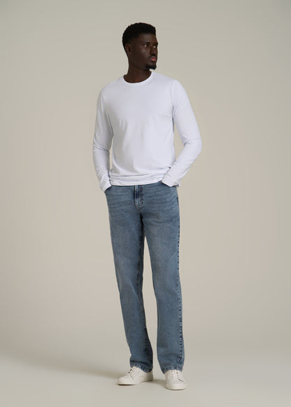 Mason RELAXED Jeans for Tall Men in Vintage Faded Blue
