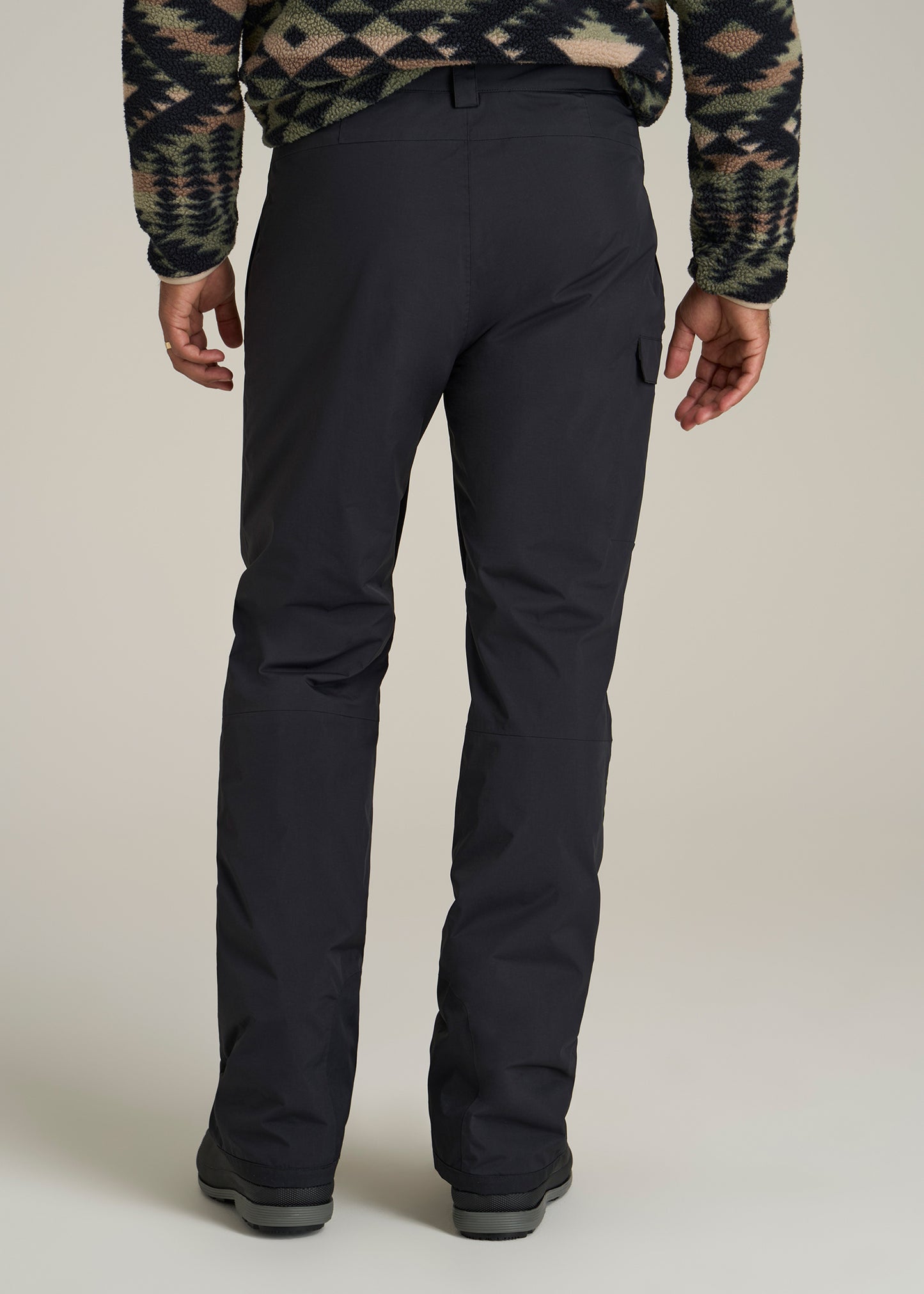 Snow Pants for Tall Men in Black