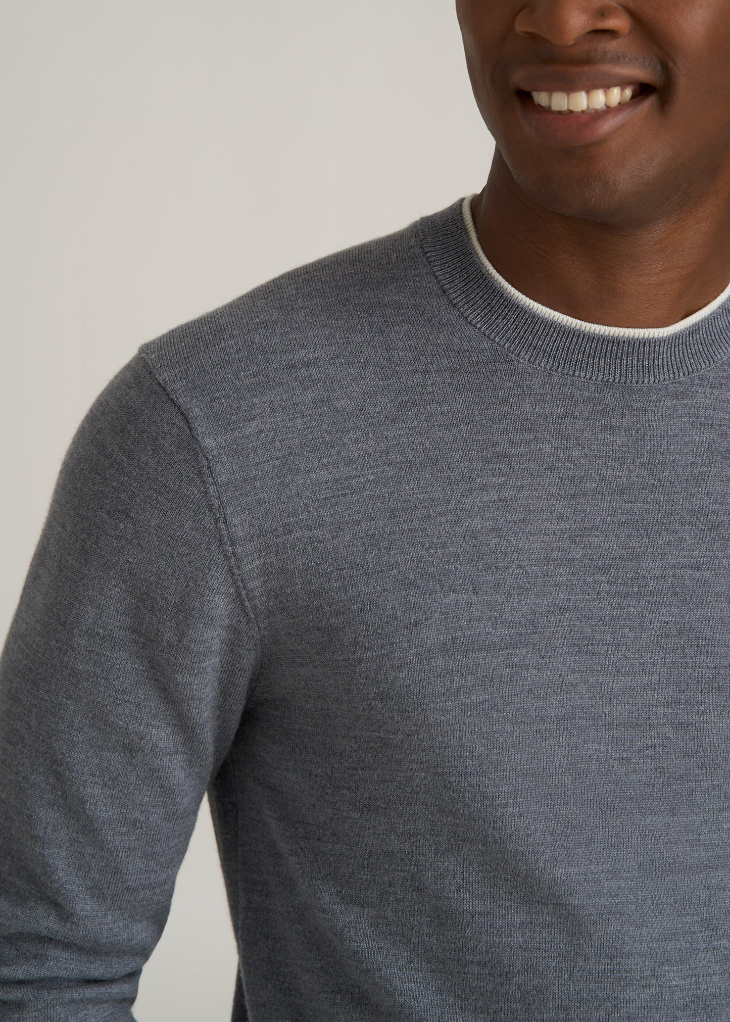 Grey merino sweater best sale