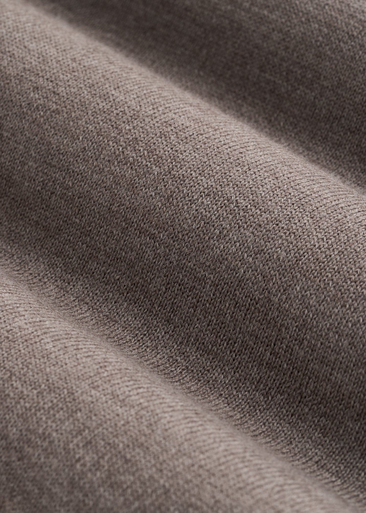 Merino Wool Crewneck Tip Sweater for Tall Men in Pinecone