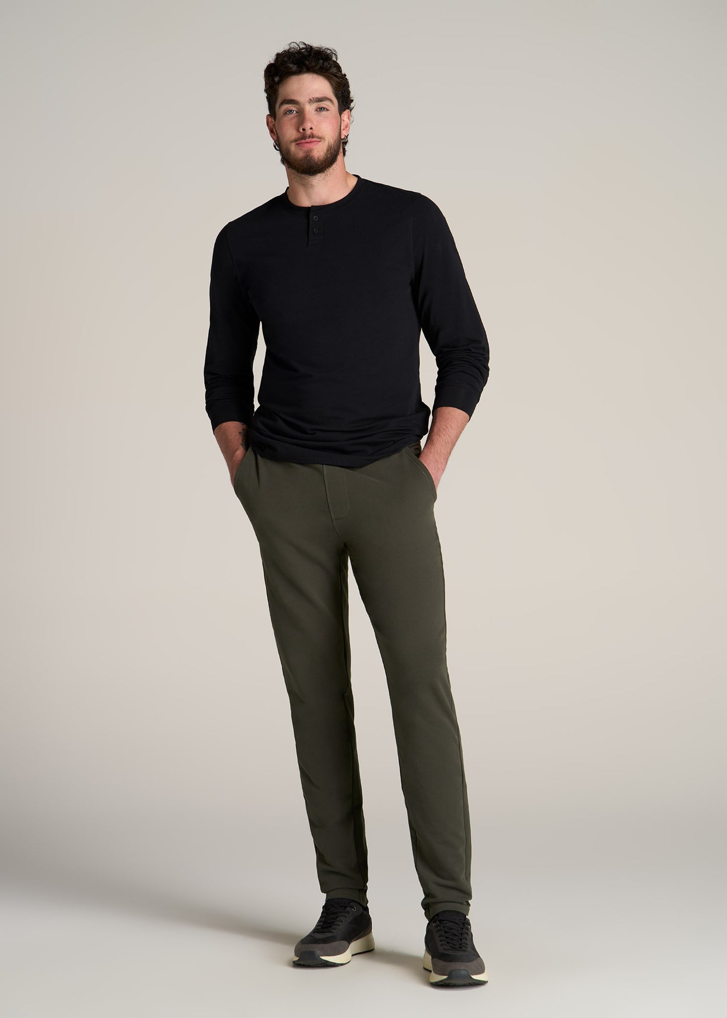 American-Tall-Men-Microsanded-French-Terry-Sweatpant-Hunter-Green-full