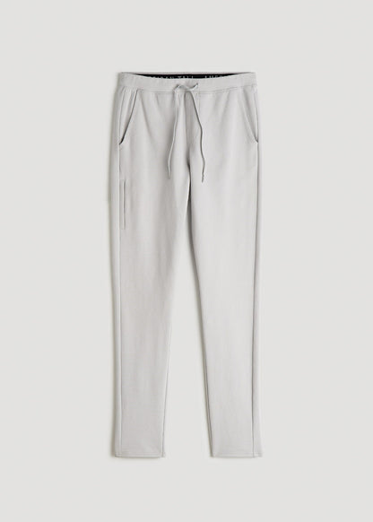 Microsanded French Terry Sweatpants for Tall Men in Navy Mix