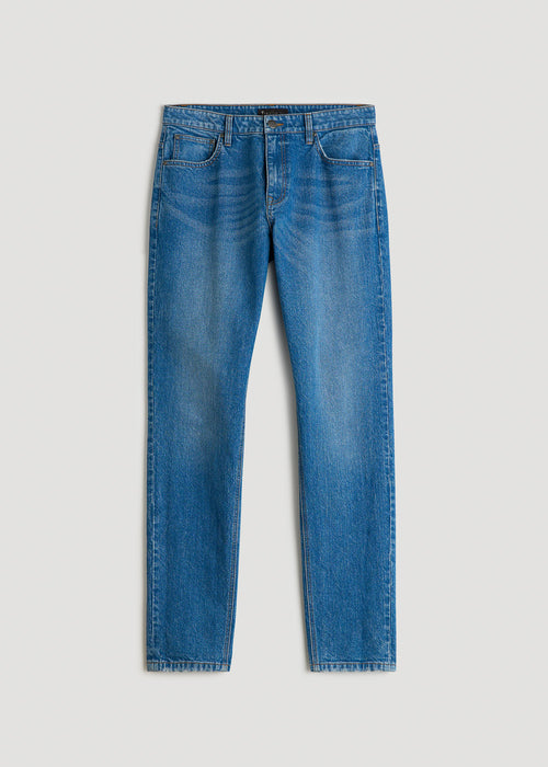 Milo RELAXED TAPERED FIT Jeans for Tall Men in Classic Mid Blue