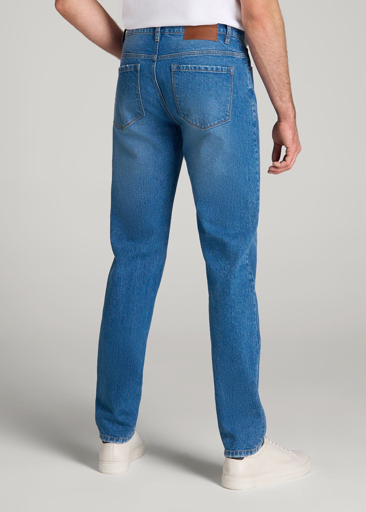 Milo Relaxed Tapered Fit Jeans for Tall Men | American Tall