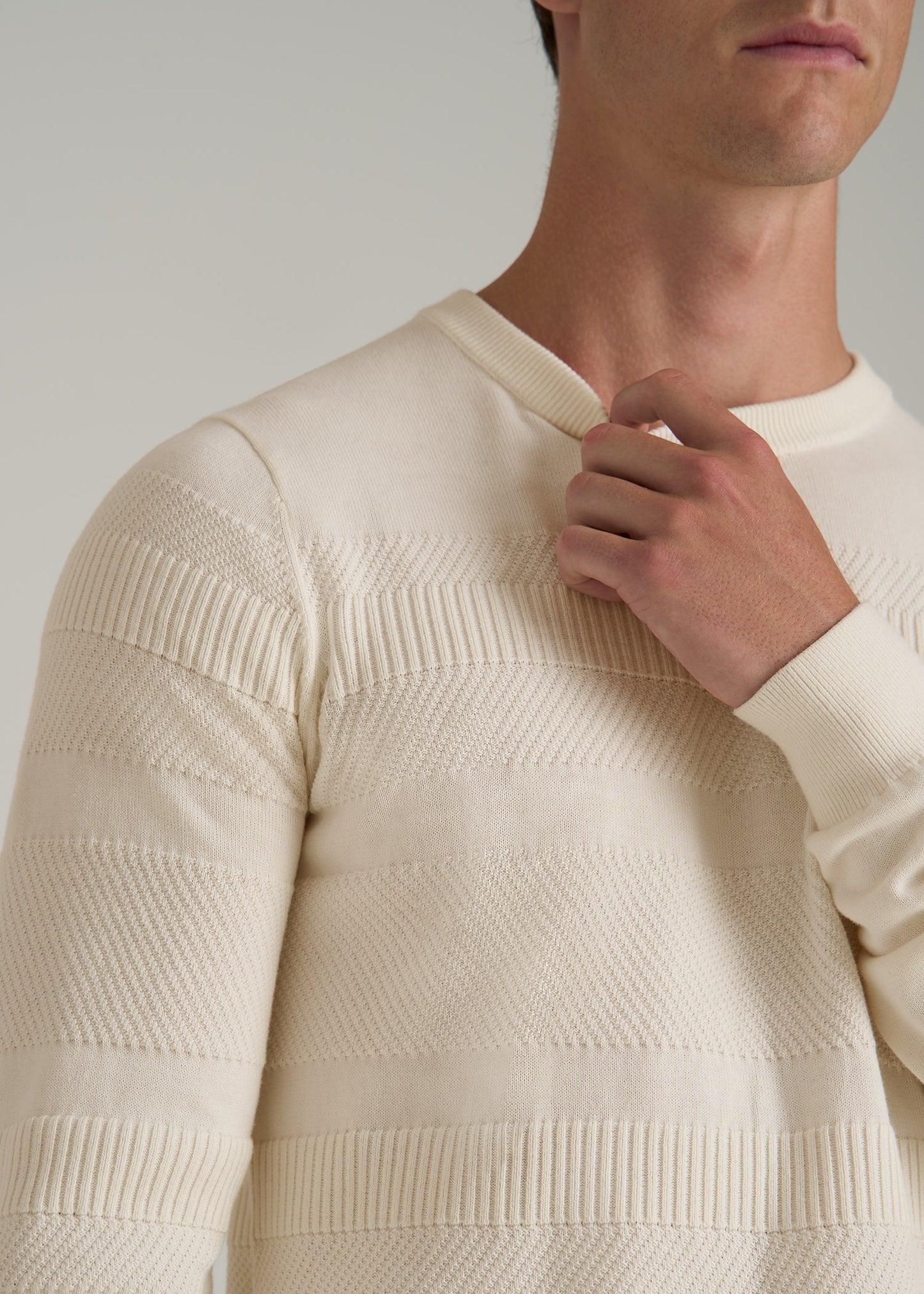 Mens ivory sweater best sale