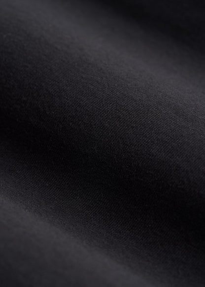 The Essential Modern Fit Crewneck Long Sleeve Tee for Tall Men in Black