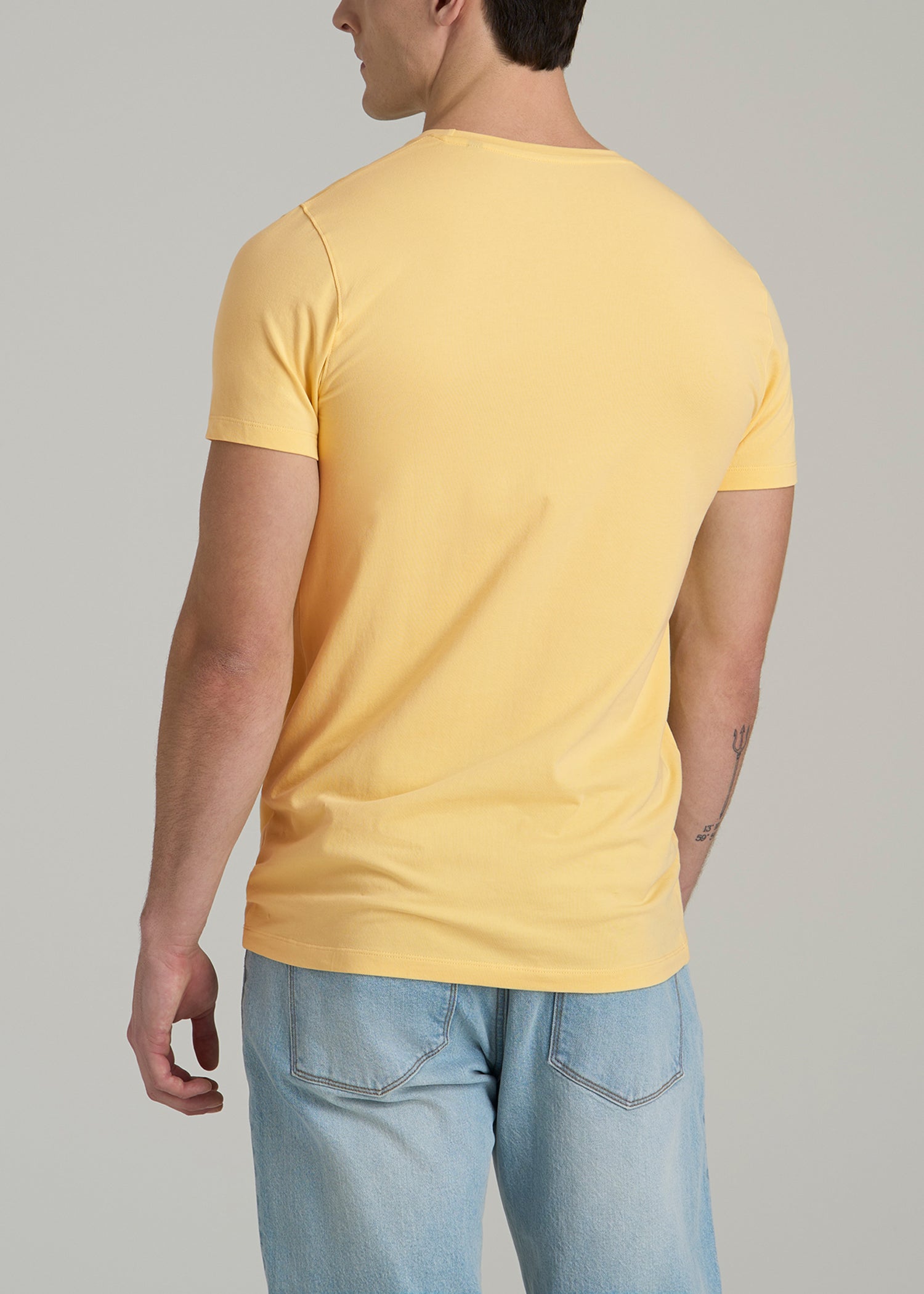 Stretch Cotton T-Shirt for Tall Men | American Tall