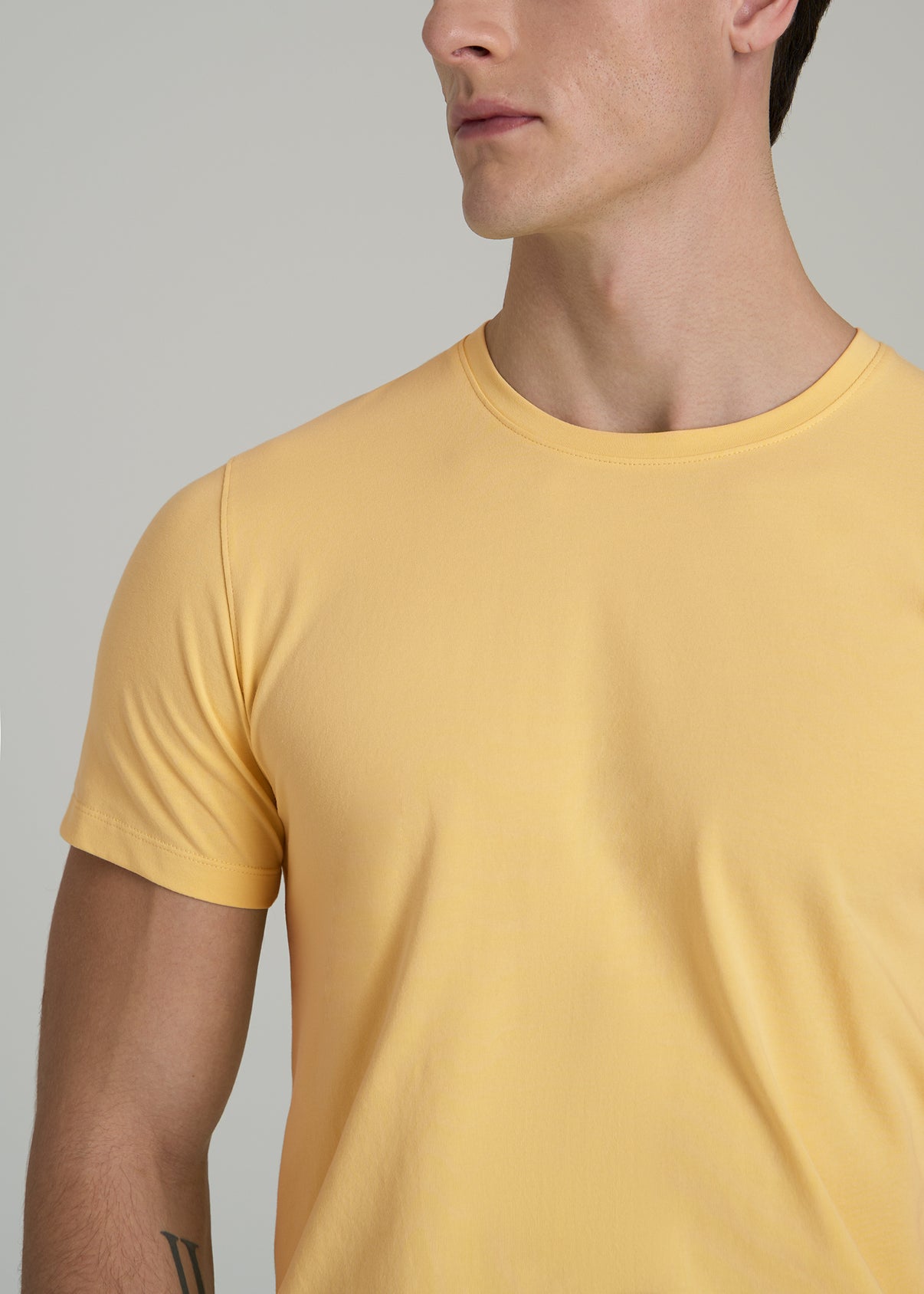 Stretch Cotton T-Shirt for Tall Men | American Tall