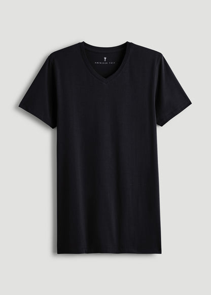 The Essential MODERN-FIT V-Neck Tee for Tall Men in Black
