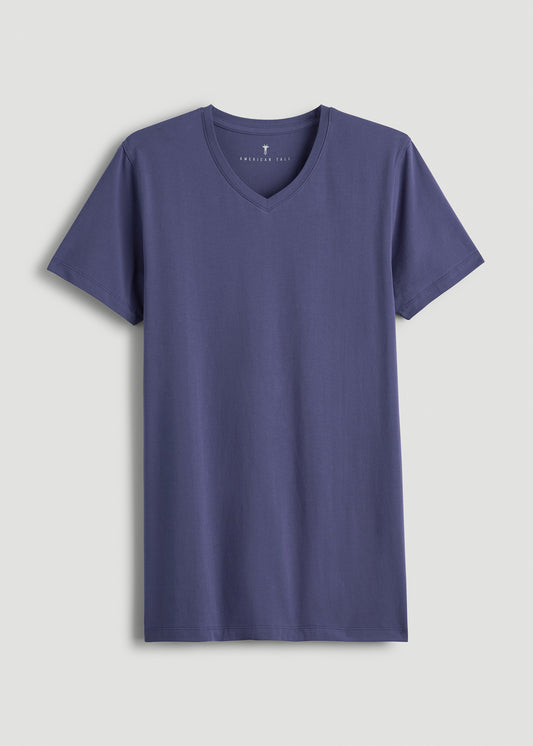 The Essential MODERN-FIT V-Neck Tee for Tall Men in Future Dusk