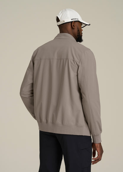 Motion Bomber Jacket for Tall Men in Portobello