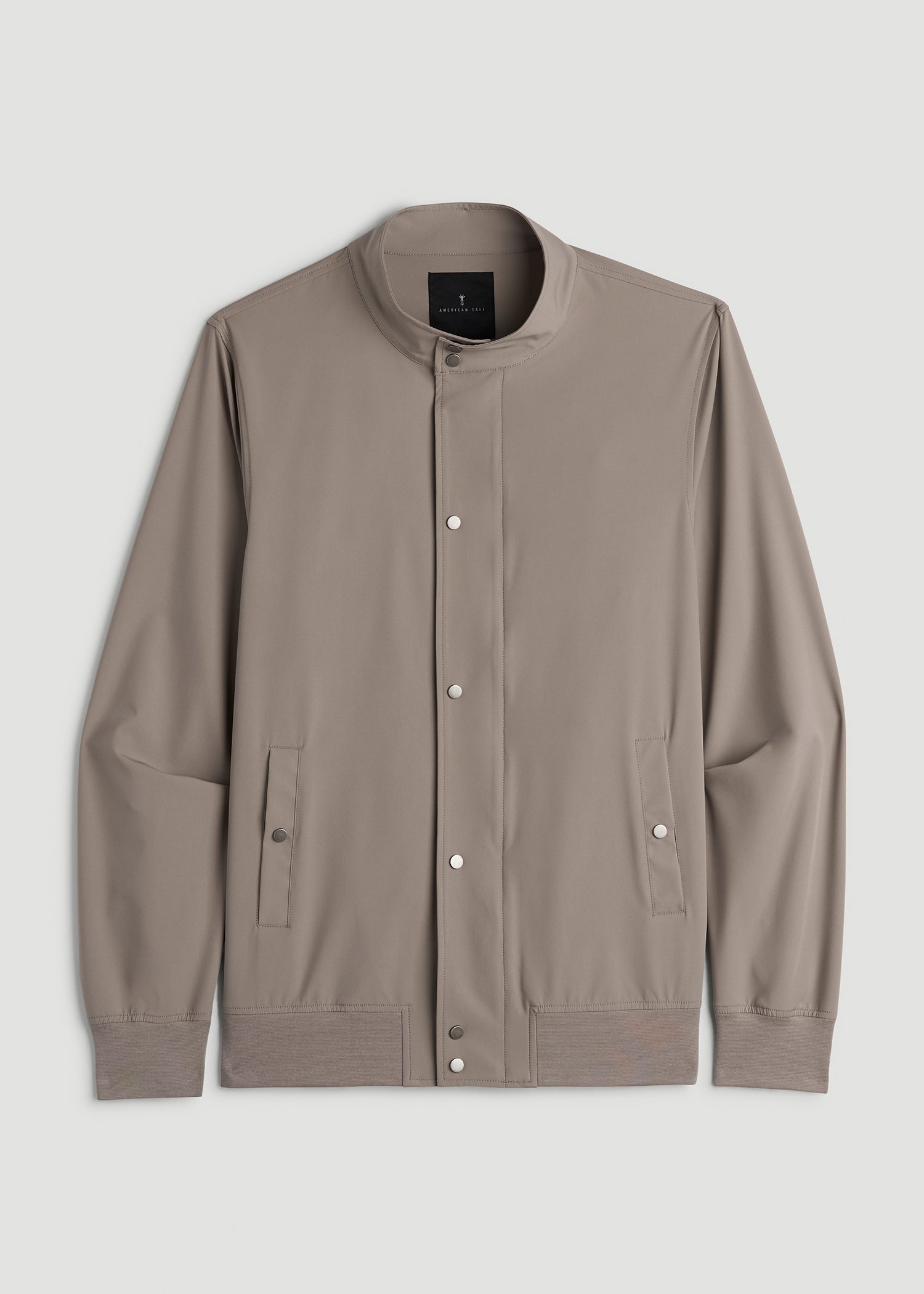 Motion Bomber Jacket for Tall Men in Portobello