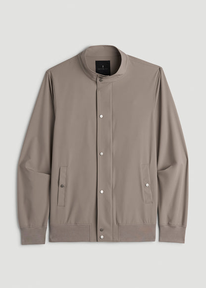 Motion Bomber Jacket for Tall Men in Portobello