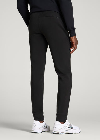 Neo Stretch Performance Joggers for Tall Men in Black