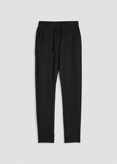Neo Stretch Performance Joggers for Tall Men in Black